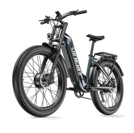 Shengmilo S700 Pro dobbeltmotorisk elcykel, 48V 25Ah batteri, 2000W motorsystem, 26-tommer CST-dæk og 3,5-tommer skærm