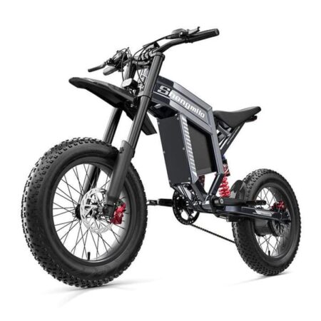 Shengmilo S900PRO - Elcykel - Motor 3000W - Batteri 60V35Ah - El mountainbike - Rækkevidde 90 km - Sort