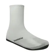 Shimano Dual H2o Shoe Cover Light Gray S (shoe 37-39) - Cykelsko overtræk