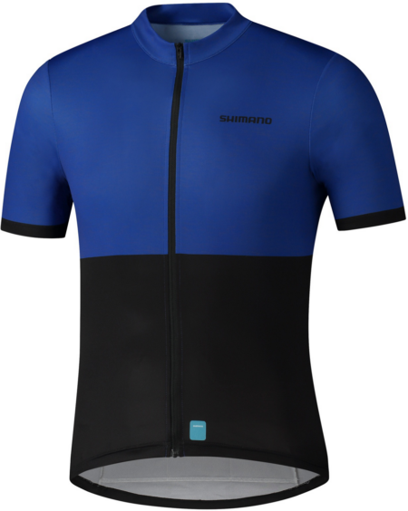 Shimano ELEMENTO Kortærmet Cykeltrøje - Blå