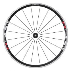 Shimano Forhjul Wh-r501a Sort/rød, Til Dæk Og Slange - Cykelhjul