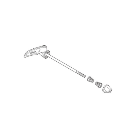 Shimano Quick Release 133mm til forhjul model WH-9000S