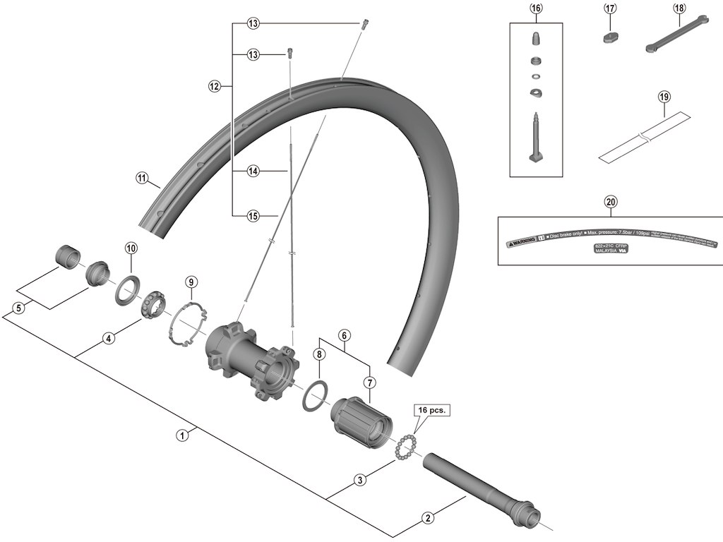 Shimano Ultegra eger 267mm lang til baghjul model WH-R8170-C36-TL-R Shimano Ultegra eger 267mm lang til baghjul model WH-R8170-C36-TL-R