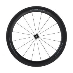 Shimano Wheel Front R9200-c60 Carb Tubular Rim Br Qr - Cykelhjul