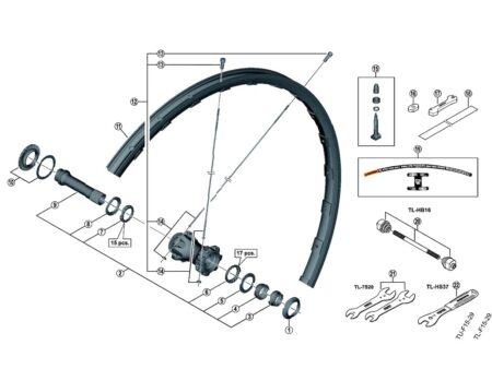 Shimano XTR eger 298mm lang til 29"forhjul model WH-M9000