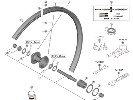 Shimano låsemøtrik unit højre til hjul model WH-MT501-CL