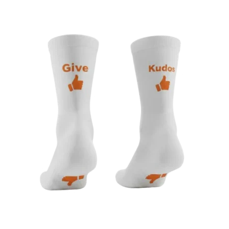 Sokicon Give Kudos Cykelsokker - Hvid