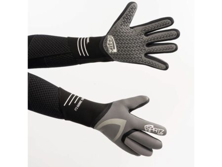 SpatzWear NEOSZ RAIN Gloves - Cykelhandsker - Lange fingre - grå - Str. L