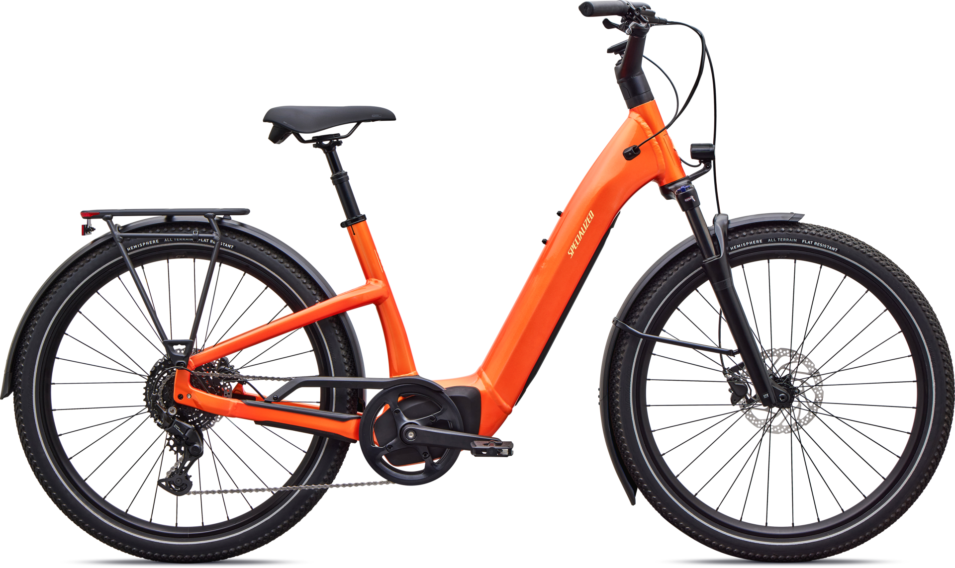 Specialized - Turbo Como 4.0 - Gloss Tangerine - L - Elcykel Specialized - Turbo Como 4.0 - Gloss Tangerine - L - Elcykel