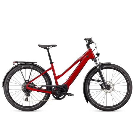 Specialized Turbo Vado 4.0 Step-Through - Red Tint / Silver Reflective - L - Cykel