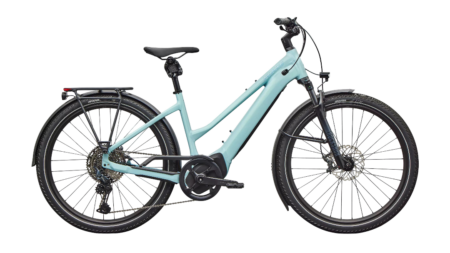Specialized Turbo Vado 5.0 Step-Through - 2026 - Gloss Seafoam / 25% Lapis Pearl / Glacial Metallic - L - Cykel