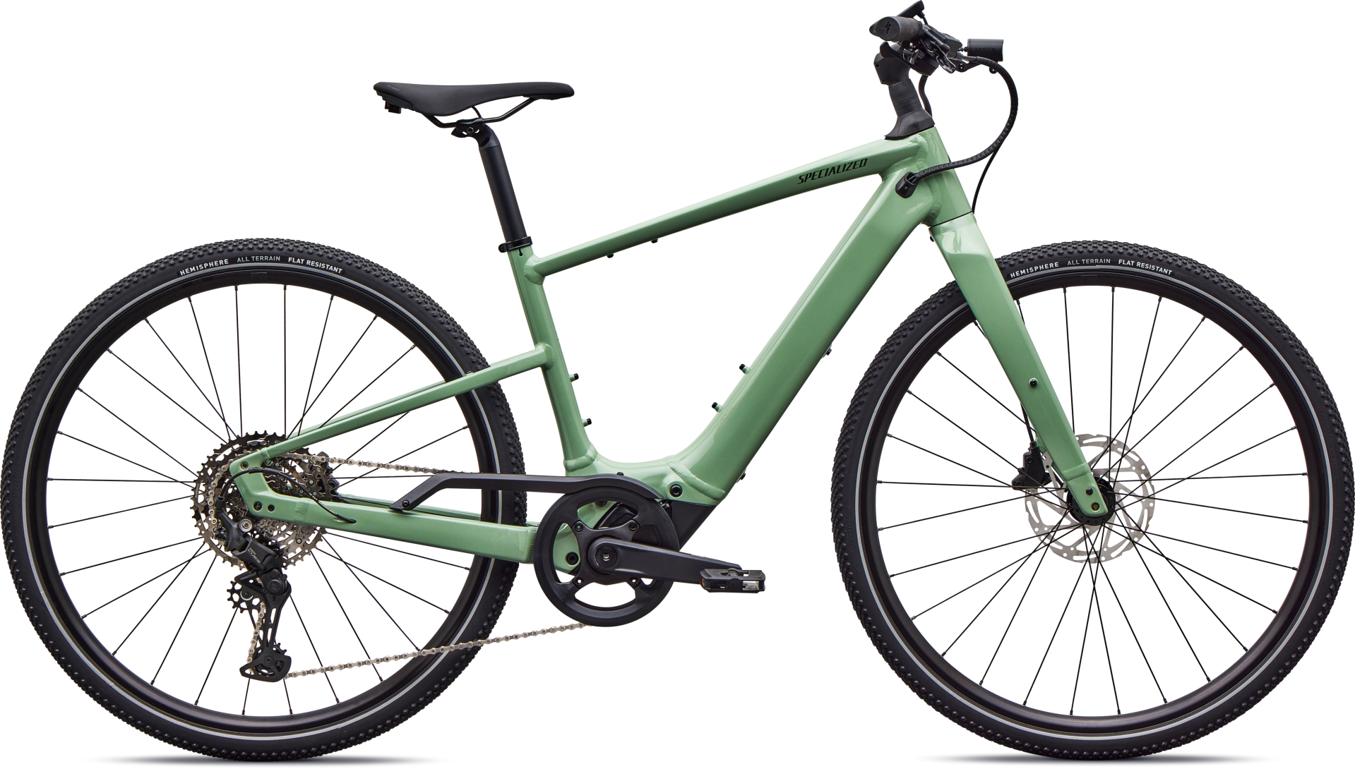 Specialized - Turbo Vado SL 2 4.0 - Gloss Pistachio - S - Elcykel Specialized - Turbo Vado SL 2 4.0 - Gloss Pistachio - S - Elcykel