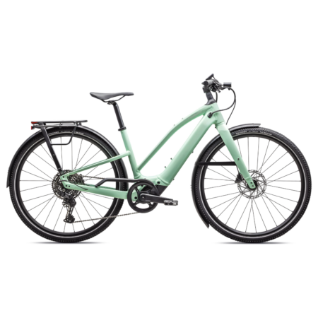 Specialized Turbo Vado SL 2 4.0 Step-Through EQ - Gloss Oasis / Dune White Frost - L - Cykel