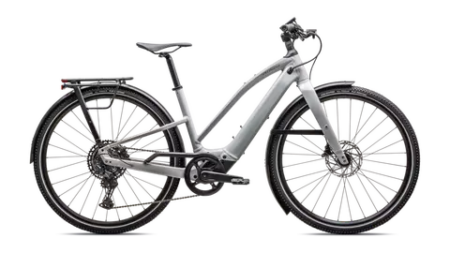Specialized Turbo Vado SL 2 5.0 Step-Through - Gloss Dove Gray / Cool Grey Frost - L - Cykel