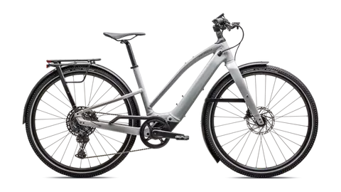 Specialized Turbo Vado SL 2 5.0 Step-Through - Gloss Dove Gray / Cool Grey Frost - L - Cykel Specialized Turbo Vado SL 2 5.0 Step-Through - Gloss Dove Gray / Cool Grey Frost - L - Cykel