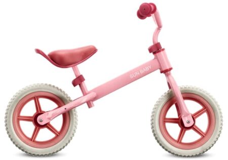 Sun Baby Løbecykel Molto Strada Metal 2-3 år, max. 30 kg, Justerbar Sadel & Styr - Pink Candy