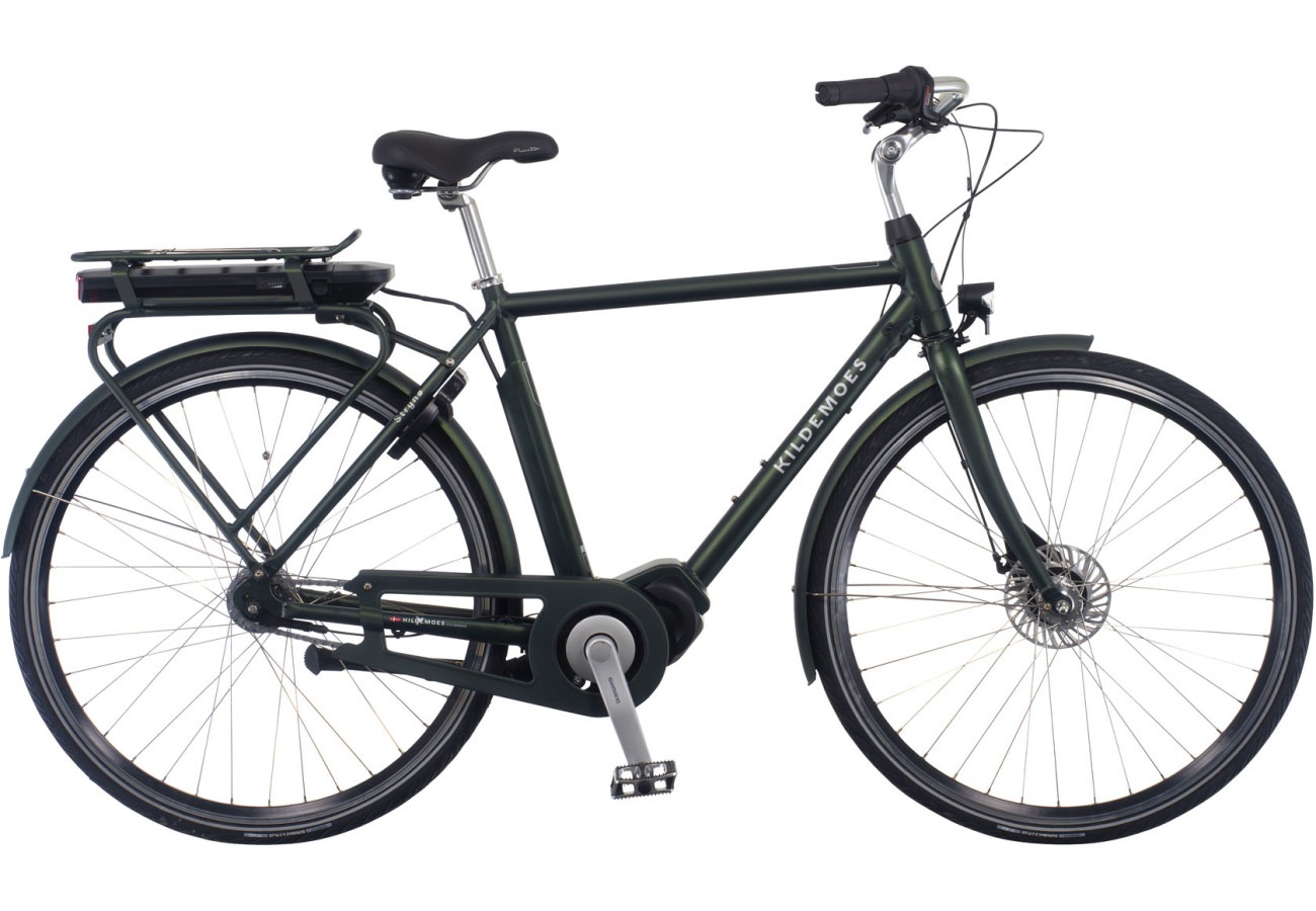 TILBUD | Kildemoes Strynø Shimano Herre Elcykel Grøn 53 TILBUD | Kildemoes Strynø Shimano Herre Elcykel Grøn 53