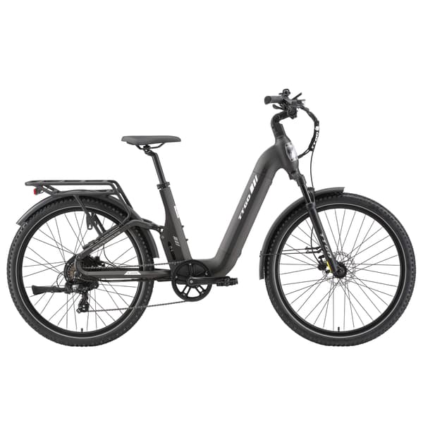 TTGO E-SUVO Elcykel, 48V 15Ah Momentføler, 27.5" Urban & Trail, Sort TTGO E-SUVO Elcykel, 48V 15Ah Momentføler, 27.5" Urban & Trail, Sort