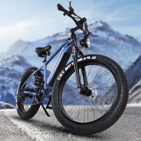 Tifgalop elcykel til voksne 26″ 1000W Fat Bike