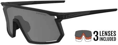 Tifosi Moab Cykelbriller – Blackout Smoke/AC Red/Clear