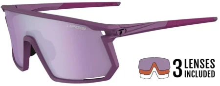 Tifosi Moab Cykelbriller – Plum Passion Clarion Deep Purple/AC Red/Clear