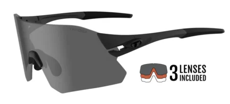Tifosi Rail Cykelbriller – Blackout – Smoke/AC Red/Clear