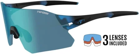 Tifosi Rail Cykelbriller – Crystal Blue – Clarion Blue/AC Red/Clear