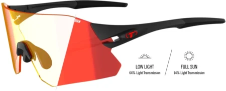 Tifosi Rail Cykelbriller – Matte Black – Clarion Red Fototec