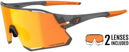 Tifosi Rail Race Cykelbriller – Satin Vapor Clarion Orange/Clear