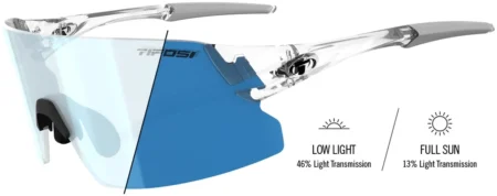 Tifosi Rail XC Cykelbriller – Crystal Clear – Clarion Blue Fototec