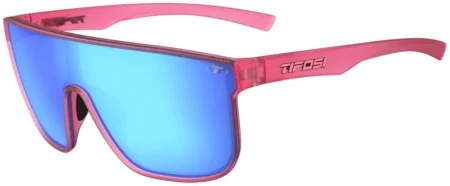 Tifosi Sanctum XL Cykelbriller – Matte Crystal Pink – Sky Blue Mirror