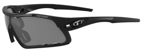 Tifosi mat sorte Davost cykelbriller med Smoke/red/clear linser