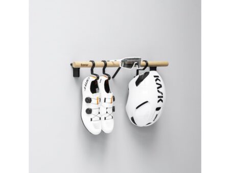 Tons Bar A - Knagerække til Cykelsko, Cykelbriller og Hjelm - Naturlig Eg