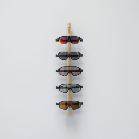 Tons Rack til fem par cykelbriller smoked oak