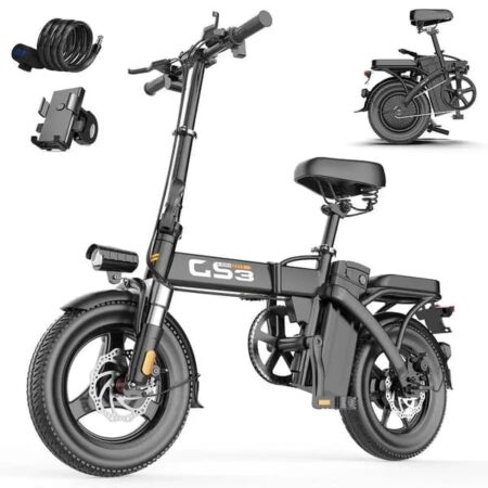 Toofly GS3 Foldbar Elcykel, 250W Motor, 48V15AH Batteri, 14 tommer Dæk, E-cykel