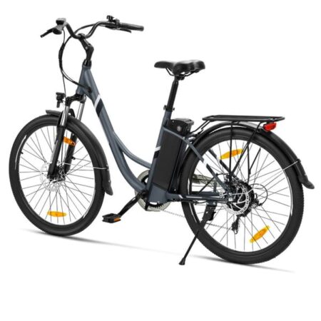 Touroll B1 lavstels-elcykel: 90 km rækkevidde, udskifteligt batteri på 561,6 Wh, Shimano 7-trins gear, 25 km/t