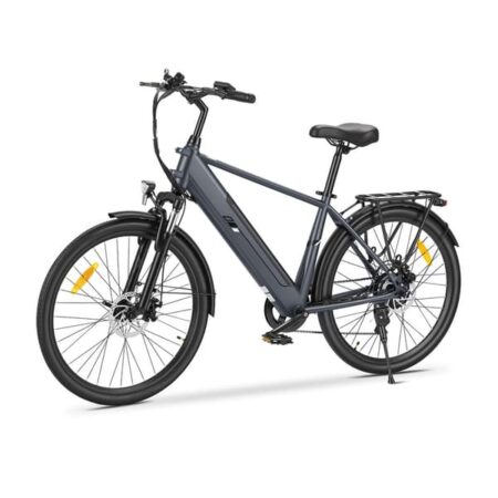 Touroll J2 elcykel - 45 Nm motor (450W spidseffekt), 561,6 Wh batteri (100 km), Shimano 7-gear, 60 mm forhjulsophæng, dobbelte skivebremser
