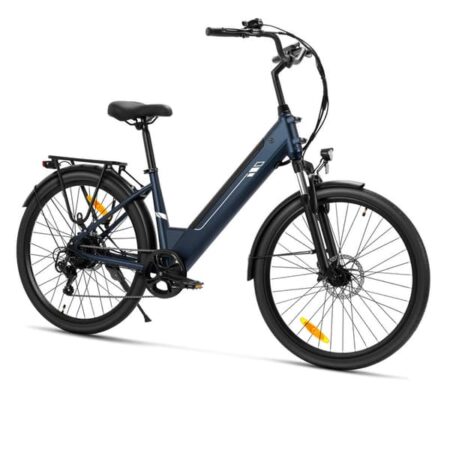 Touroll Roamer 2 ST elcykel med lav indstigning: 100 km rækkevidde, 250 W motor (45 Nm), aftageligt batteri på 561,6 Wh, Shimano 7-trins gear, 60 mm affjedring