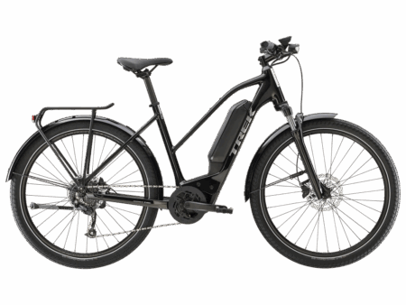 Trek Allant+ 5 Stagger dame el-cykel i sort 725WH-S