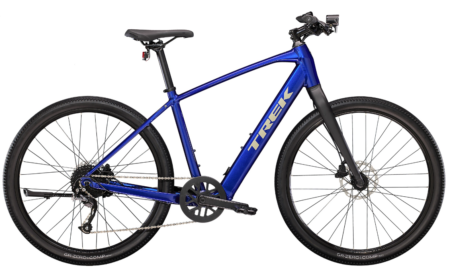 Trek Dual Sport+ 2 Blå - Letvægts elcykel-XL