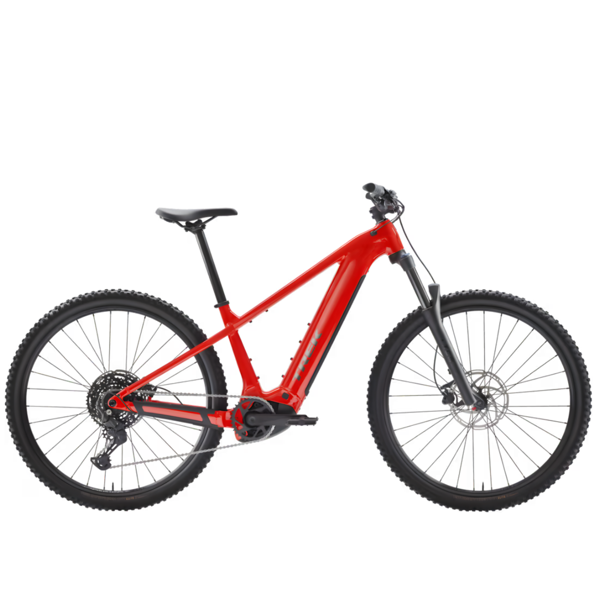 Trek Powerfly+ 4 800Wh Gen 5 - Radioactive Red / Black Chrome - XL (29" hjul) - Cykel Trek Powerfly+ 4 800Wh Gen 5 - Radioactive Red / Black Chrome - XL (29" hjul) - Cykel