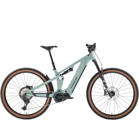 Trek Powerfly+ FS 8 Gen 4 - Blue Sage / Catalina Fog - M (29" hjul) - Cykel