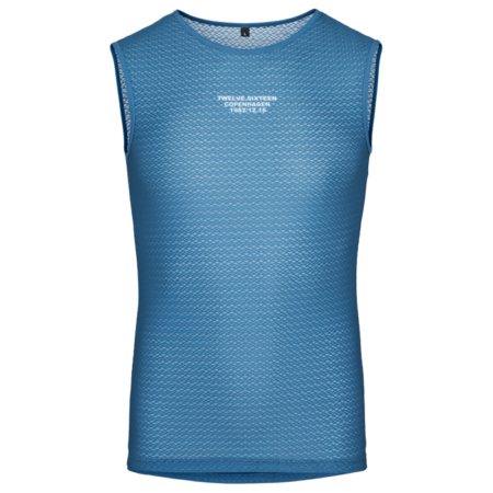 Twelve Sixteen Cykelundertrøje Tanktop Blå - Large