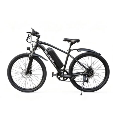 UPLEE G73 250W Elcykel, 26", 48V 13Ah Aftageligt Batteri, Sort