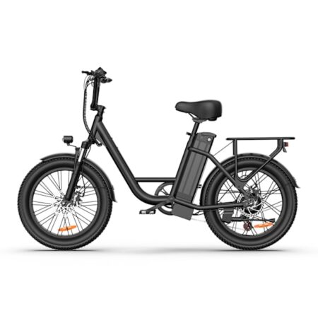 URLIFE E20 20-tommer elcykel med tykke dæk til voksne - 250W motor, 100 km udvidet rækkevidde