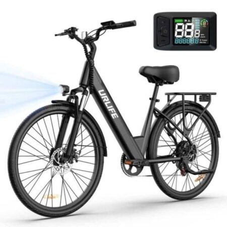 URLIFE E26 Elcykel 250W 36V 13Ah stel i kulstofstål