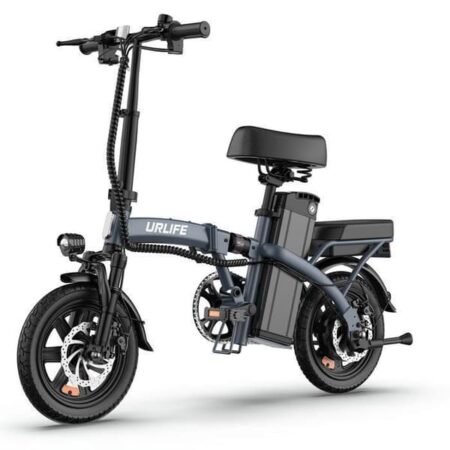 URLIFE F1L Elcykel til Voksne, Motor 250 W, Batteri 48 V 7,5 Ah, Dæk 14 Tommer