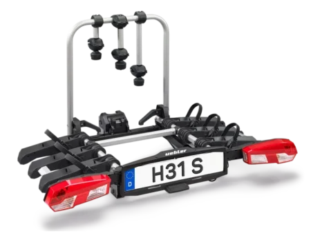 Uebler H31 S cykelholder til 3 cykler med 90° fold-down function