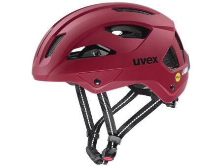 Uvex City Stride MIPS Cykelhjelm - Ruby rød - Str. 56-59 cm