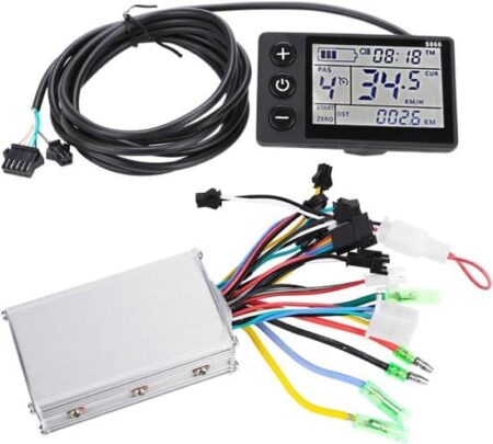 Vandtæt LCD-display Børsteløs Motorstyring - Elektrisk Cykel Børsteløs Styringssæt - 24V-48V - 24V/36V 350W